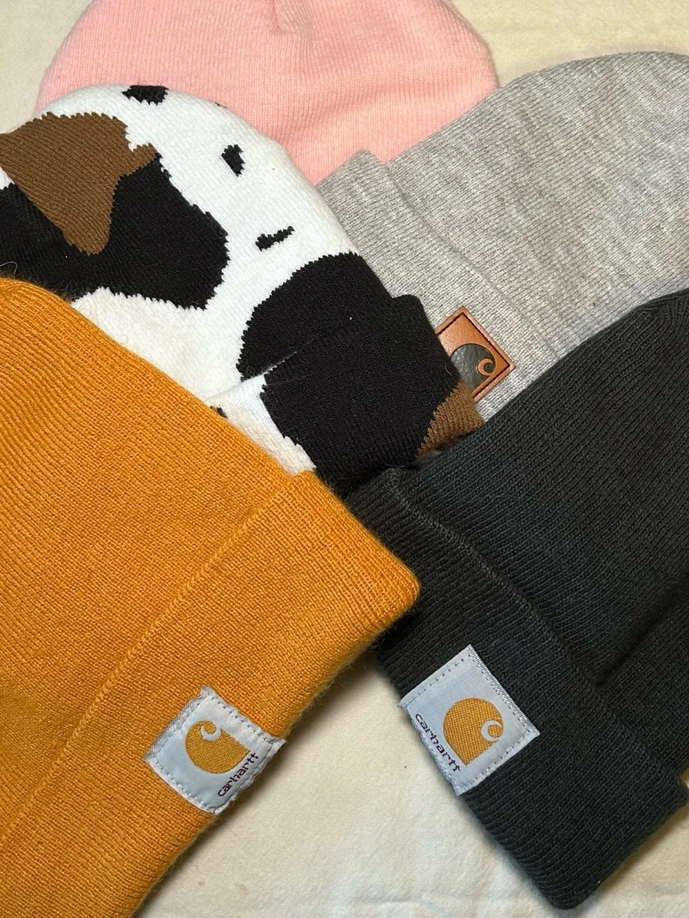 Carhartt Mustard Knit Cuffed Beanie